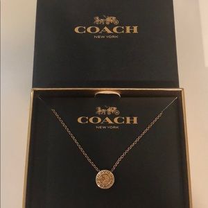 Coach stone necklace